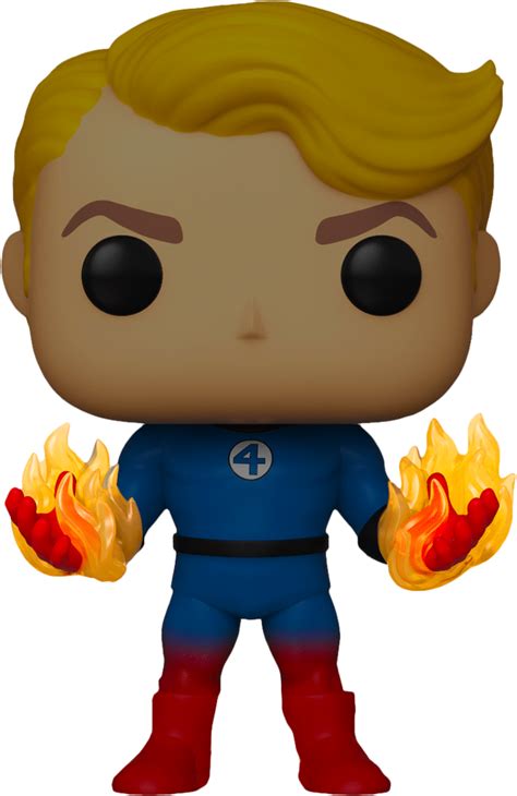 Funko Pop Human Torch Fantastic Four Glow In The Dark Specialty Series