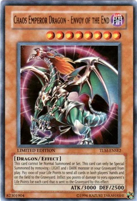 Yu Gi Oh The Lost Millennium Single Chaos Emperor Dragon Envoy Of The