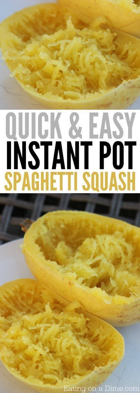 You Are Going To Love This Quick And Easy Instant Pot Spaghetti Squash