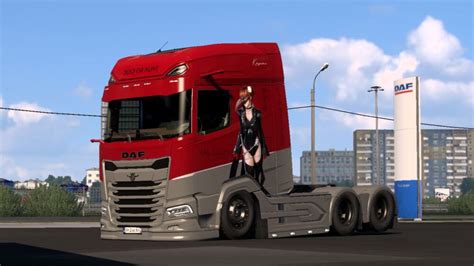 DAF 2021 Jasper Kasumi Knight Costume Skin ETS2 Mods Euro Truck