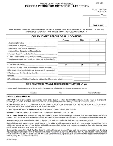 Form Mf 202 Download Fillable Pdf Or Fill Online Liquefied Petroleum