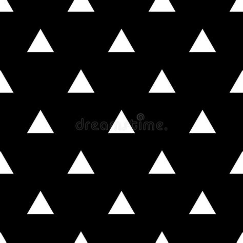 Abstract Geometric Triangle Seamless Pattern Stock Illustration