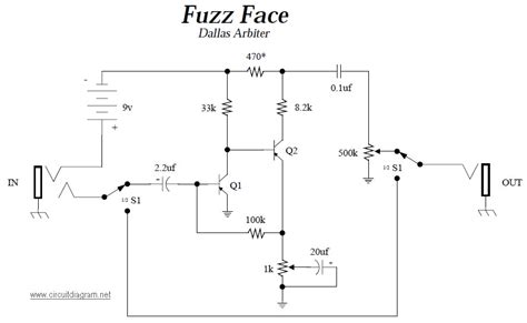 We did not find results for: Dallas Arbiter Fuzz Face - Circuit Scheme
