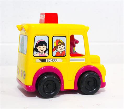 90s Vintage Barney School Bus Toy For Kid 90s Toys For Kids Etsy