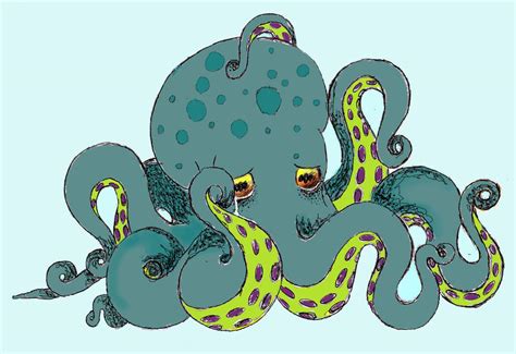 The Sad Octopus By Jackhavokk On Deviantart