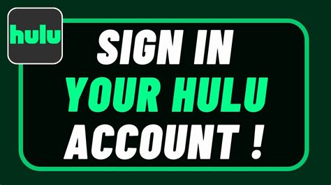 Hulu Login Sign In How To Login Hulu Account Login Youtube