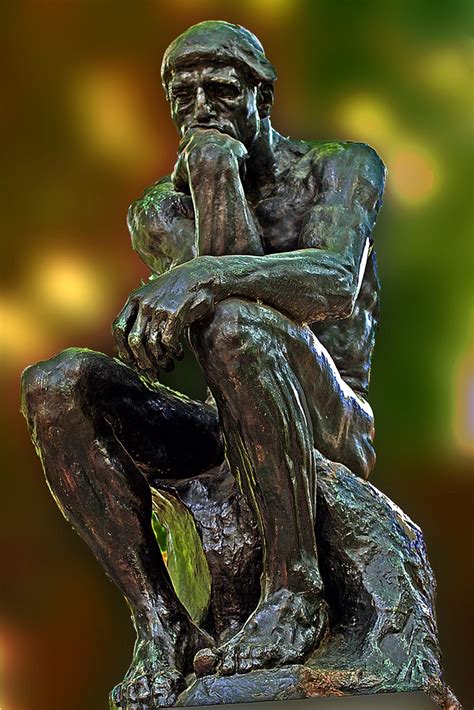 El Pensador Escultura Realizada Por Augusto Rodin Entre 1880 Y 1900
