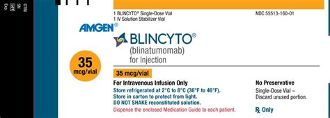 Blincyto Fda Prescribing Information Side Effects And Uses