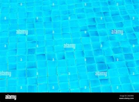 Crystal Clear Blue Water In The Pool Stock Photo Alamy