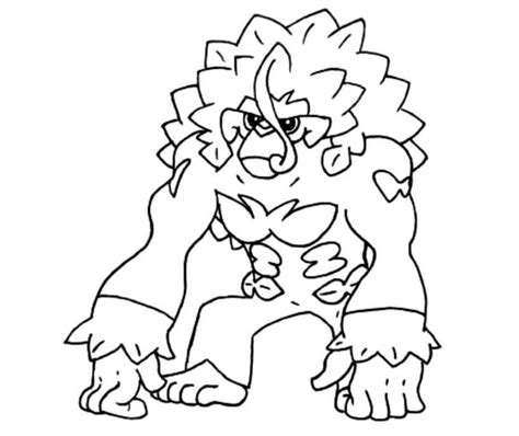 Rillaboom Pokemon Coloring Page Free Printable Coloring Pages For Kids