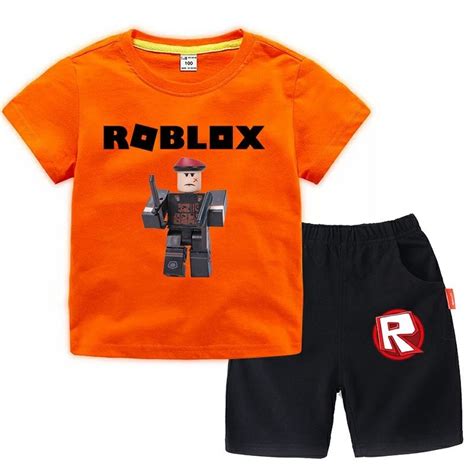 Roblox T Shirt Kids Cotton Shirt Funny Youth Tee