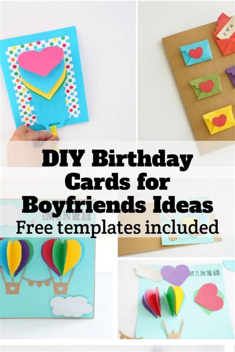 6 Cute Handmade Birthday Card Ideas For Boyfriend