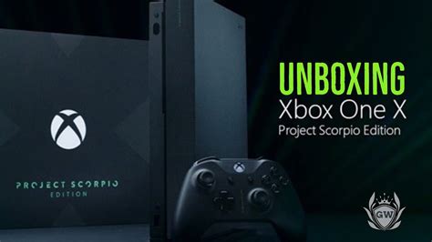 Project Scorpio Limited Edition Xbox One X Unboxing Gamerzworld Youtube