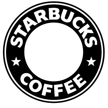 The siren in the circle thus became the entire logo, and was recolored in green as well. Empty Starbucks Logo - LogoDix