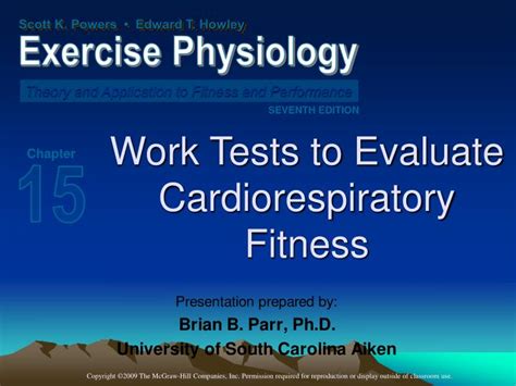 Ppt Work Tests To Evaluate Cardiorespiratory Fitness Powerpoint Presentation Id3409999