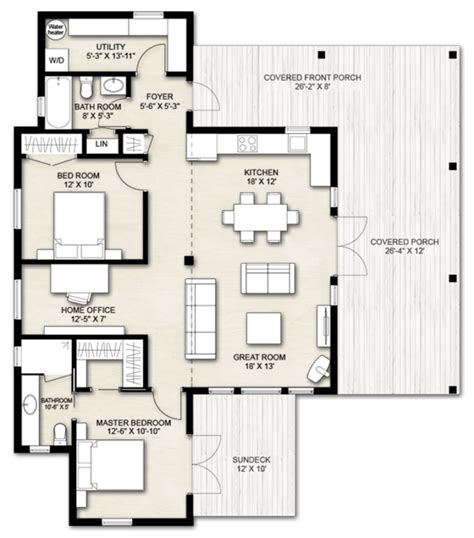 1200 Sq Ft House Plans Designed As Accessory Dwelling Units