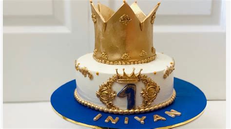 Royal Prince Crown Theme Three Tier Cake Ubicaciondepersonascdmxgobmx