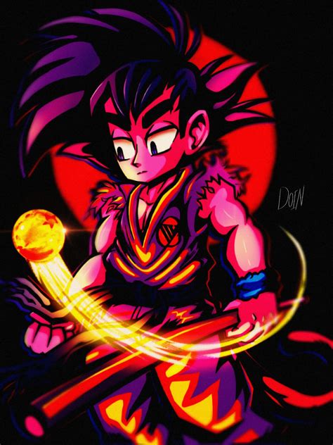 Kid Goku Digitalized Dragonballz Amino