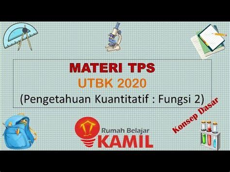 Materi TPS UTBK : Fungsi II - YouTube