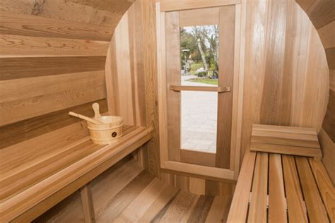 Oasis Hot Tub And Sauna Clear Cedar Barrel Saunas