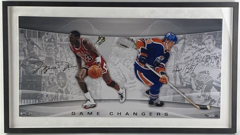 Lot Detail Michael Jordan And Wayne Gretzky Signed Limited Edition