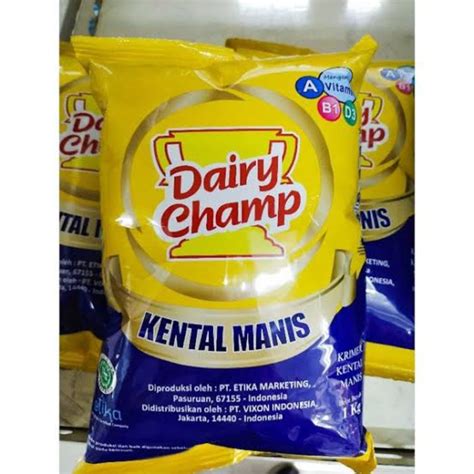 Jual Dairy Champ Susu Kental Manis Pouch 1kg Shopee Indonesia