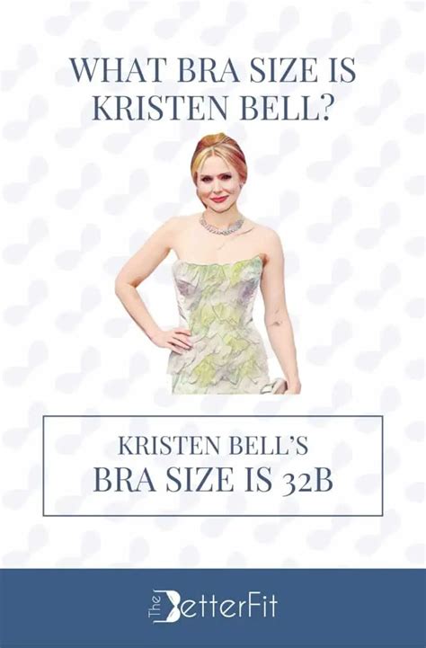 What Bra Size Is Kristen Bell Thebetterfit