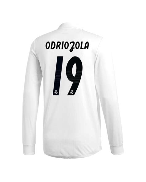 Camiseta 1ª Real Madrid 20182019 Odriozola Manga Larga Junior