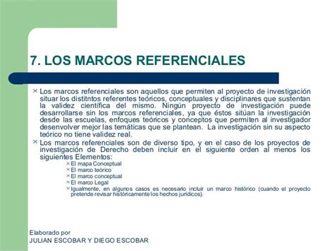 Marco Referencial De Una Tesis Ejemplo