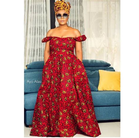 Titi African Print Maxi Dress African Clothing Women Clothing Women Dress African Dress Etsy