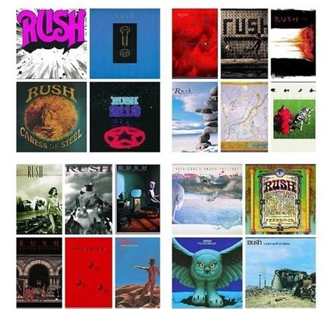 Jennyg2112 Rush Albums Collage Killer Tunes Pinterest