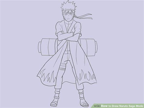 Naruto 6 Paths Sage Mode Drawing