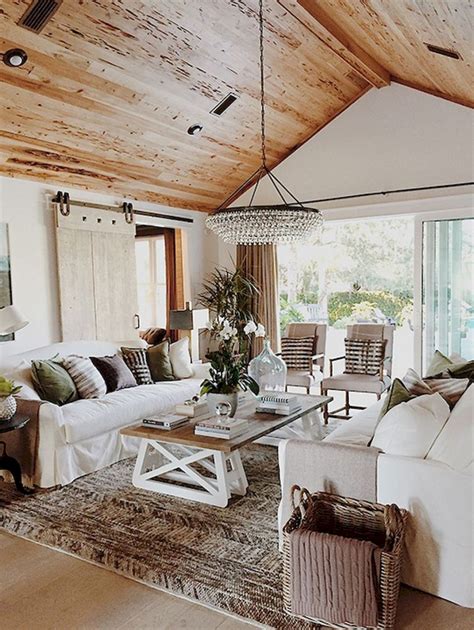 60 Comfy Farmhouse Living Room Makeover Decor Ideas Page 2 Of 62
