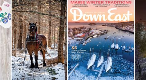 Cover Preview Down East Magazine December 2021 Boomers Daily