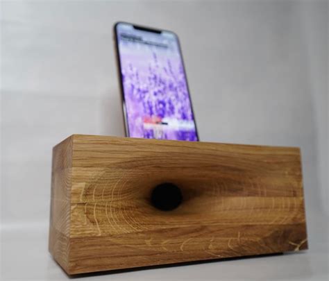 Wooden Cell Phone Horn Speaker Acoustic Speaker Iphone Etsy