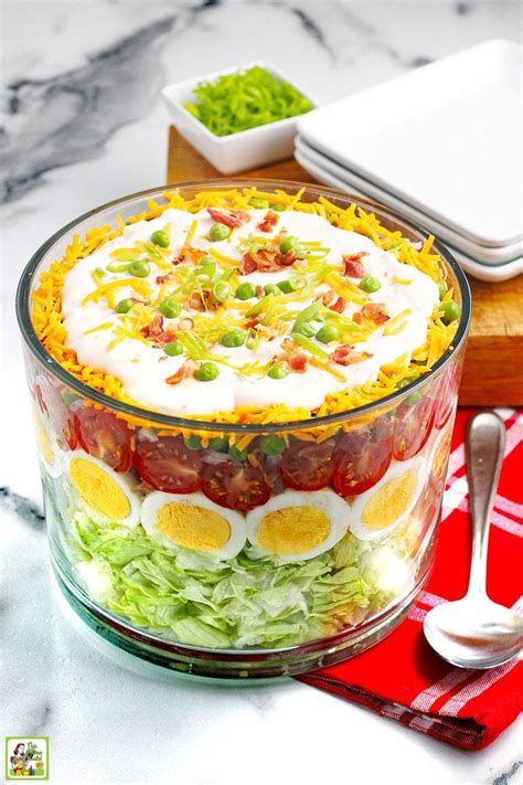 Seven Layer Salad This Mama Cooks On A Diet