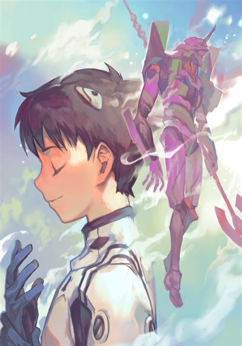 Eva 01 Ikari Shinji Shinji Ikari Evangelion Евангелион Neon