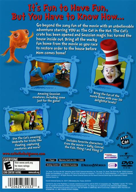 Dr Seuss The Cat In The Hat Details Launchbox Games Database