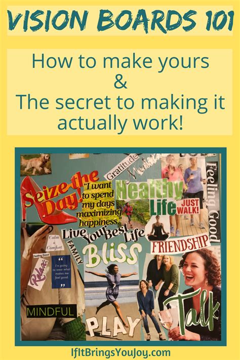 Ultimate Guide How To Make Vision Boards That Work Ifitbringsyoujoy
