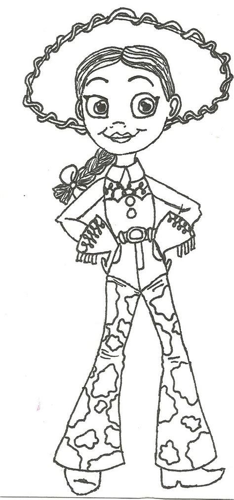 47 Jessie Toy Story Coloring Pages Images Annewhitfield