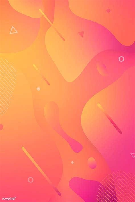 Orange Abstract Seamless Patterned Background Vector Premium Image By