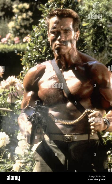Arnold Schwarzenegger And Alyssa Milano Commando 1985 Directed By Mark