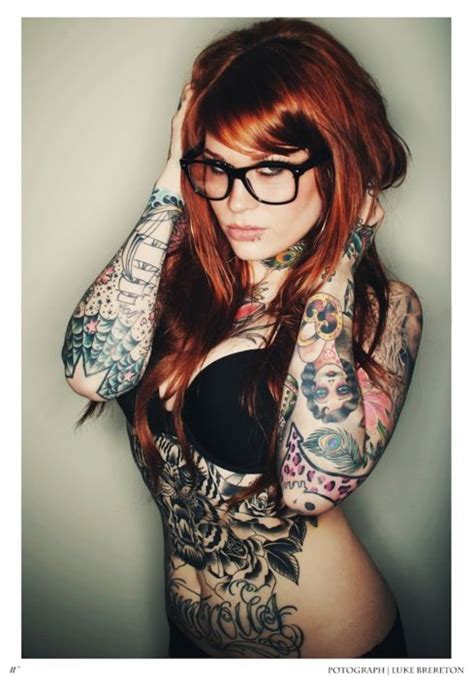Girls With Glasses Sexy Tattoos For Girls Sexy Tattoos Inked Girls