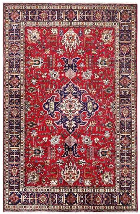 Red Tabriz Rug Persian Carpet For Sale 2x3m Dr419 Carpetship