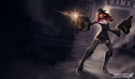 Miss Fortune And Crime City Miss Fortune League Of Legends Drawn By