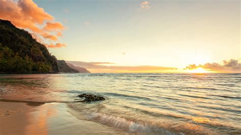 1920x1080 Coast Nature Sunset Hawaii Ocean Hawaii Coolwallpapersme