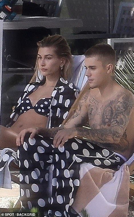 Justin Biebers Wife Hailey Baldwin Flashes Her Curves In Bikini During First Joint Photo Shoot