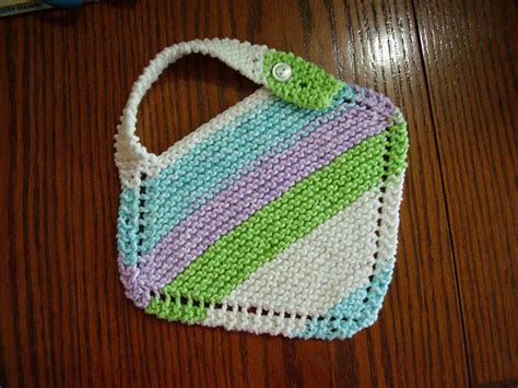 Easy baby bib free knitting patterns. Historic Needlecrafts by KnittyDebby: More small summer ...