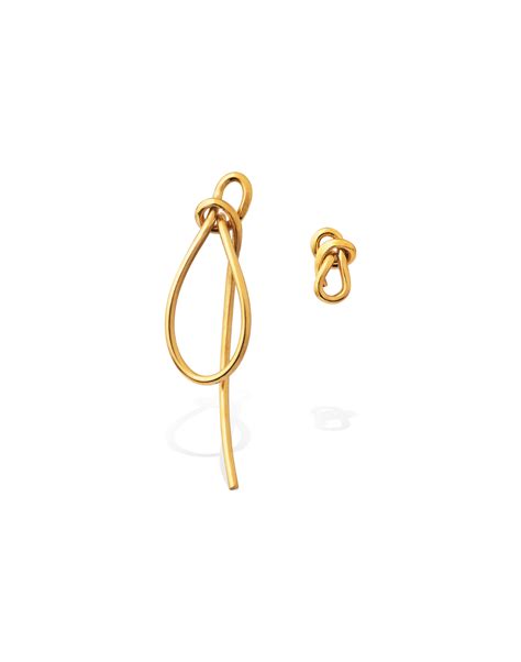 Thread Gold Vermeil Earrings Vermeil Earrings Mismatched Earrings