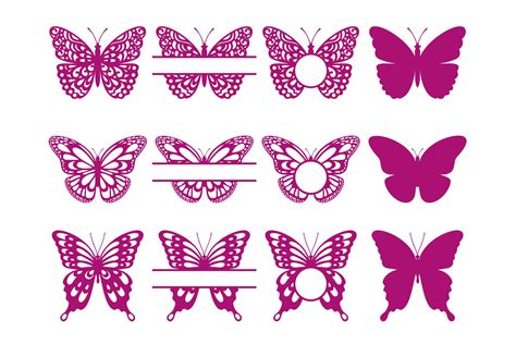 Butterfly Cut Out Cricut Butterfly Svg Butterfly Outline Cut File